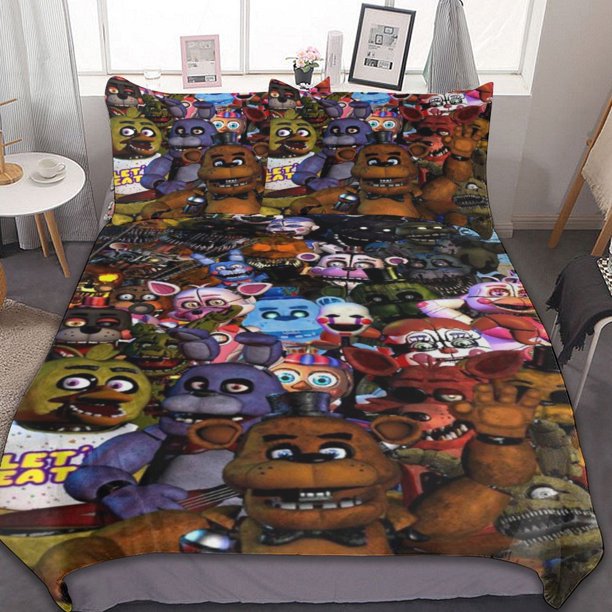 Five Nights At Freddy Duvet Cove Bedding Set 3D Print Bedding Comforter Cover Duvet Cover