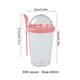 thumbnail image 4 of Vaso para ensalada de frutas y verduras con cuchara y tapa, vaso para desayuno, vaso para yogur, vaso portátil para leche y avena, color rosa, 4 of 7