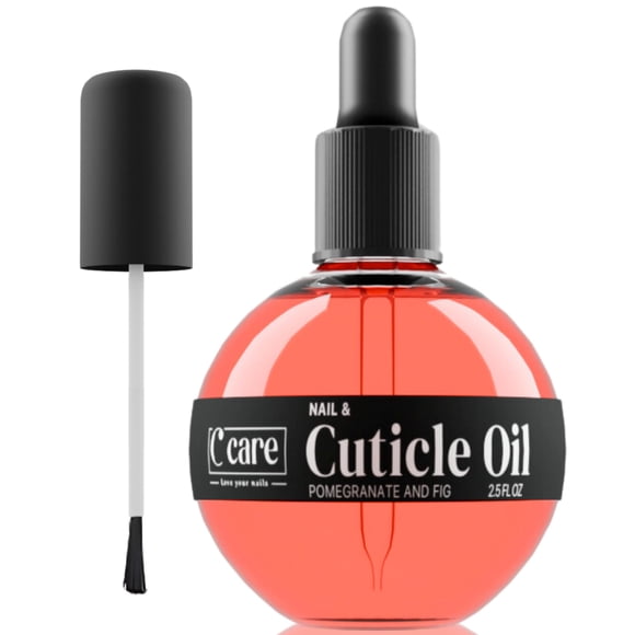 Aceite para cutículas C CARE Granada e Higo 74 ml con gotero y pincel