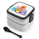 thumbnail image 1 of Squishmallows Fiambrera de Doble Capa, Contenedor de Almuerzo Portátil Apilable, Almacenamiento de Alimentos Hermético a Prueba de Fugas, 1000ml, 1 of 6