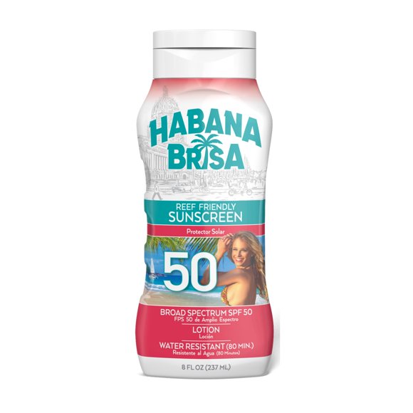 Protector solar Habana Brisa SPF 50 237 ml Amigable con los arrecifes