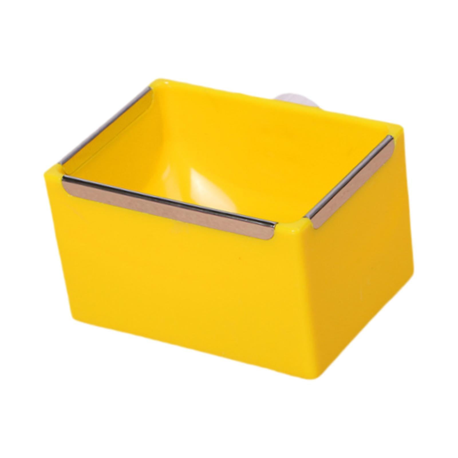 Comedero Para Hámster, Cuenco Para Beber, Cuenco Estable Para Comida De Conejo Para Ratones Enanos, Jerbos, Color Amarillo