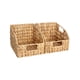 thumbnail image 1 of Cestas de almacenamiento StorageWorks Water Hyacinth Wicker, paquete de 2, 1 of 8