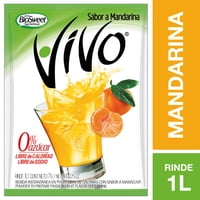 Jugo En Polvo Sabor Mandarina Sobre 7 G Vivo