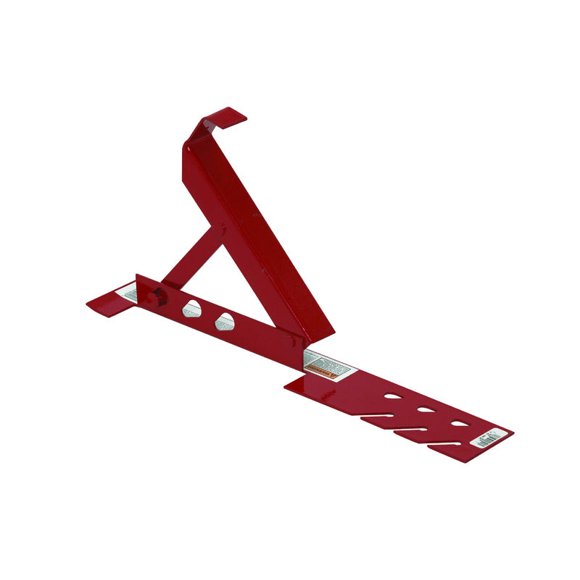 Soporte de techo Qual-Craft de acero rojo ajustable, paquete de 1