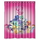thumbnail image 1 of Cortina de ducha de My Little Pony, juego de cortinas de baño con ganchos, tamaño 60 x 72 pulgadas, 1 of 3