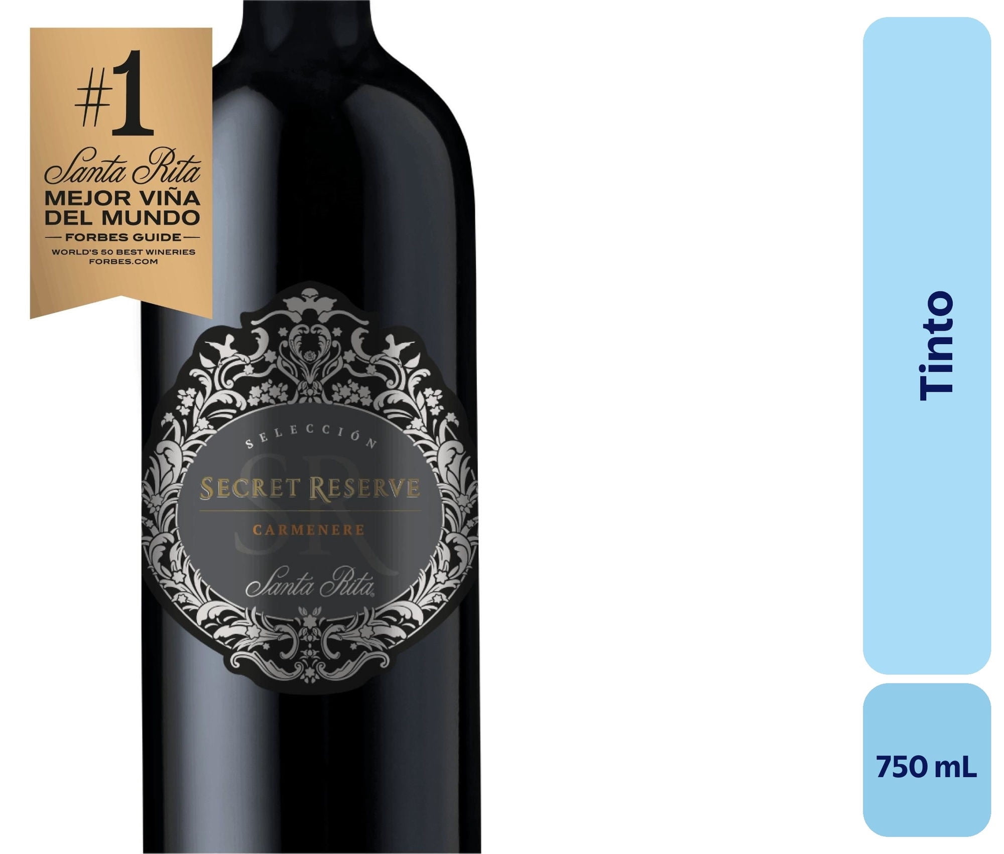 Vino Tinto Botella 750 cc Secret Reserve