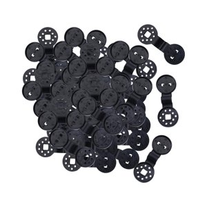 Magideal - 100 Piezas Abrazaderas De Bloqueo De Tela De Sombra Clip De Sombra Abrazadera De Fijación De Tela De Sombra De Invernadero Para Red De Jardín, Red De