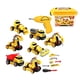 thumbnail image 4 of Juego De Vehículos De Ingeniería, Juguetes De Aprendizaje Para Niños, Bebés, Niños, Regalos De Cumpleaños, 1 Batería AA, 4 of 5