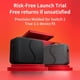 thumbnail image 4 of Funda rígida portátil para viaje para Nintendo Switch 2 con 18 ranuras para tarjetas de juego, bolsa completamente protectora y a prueba de agua para accesorios de juego, 4 of 9