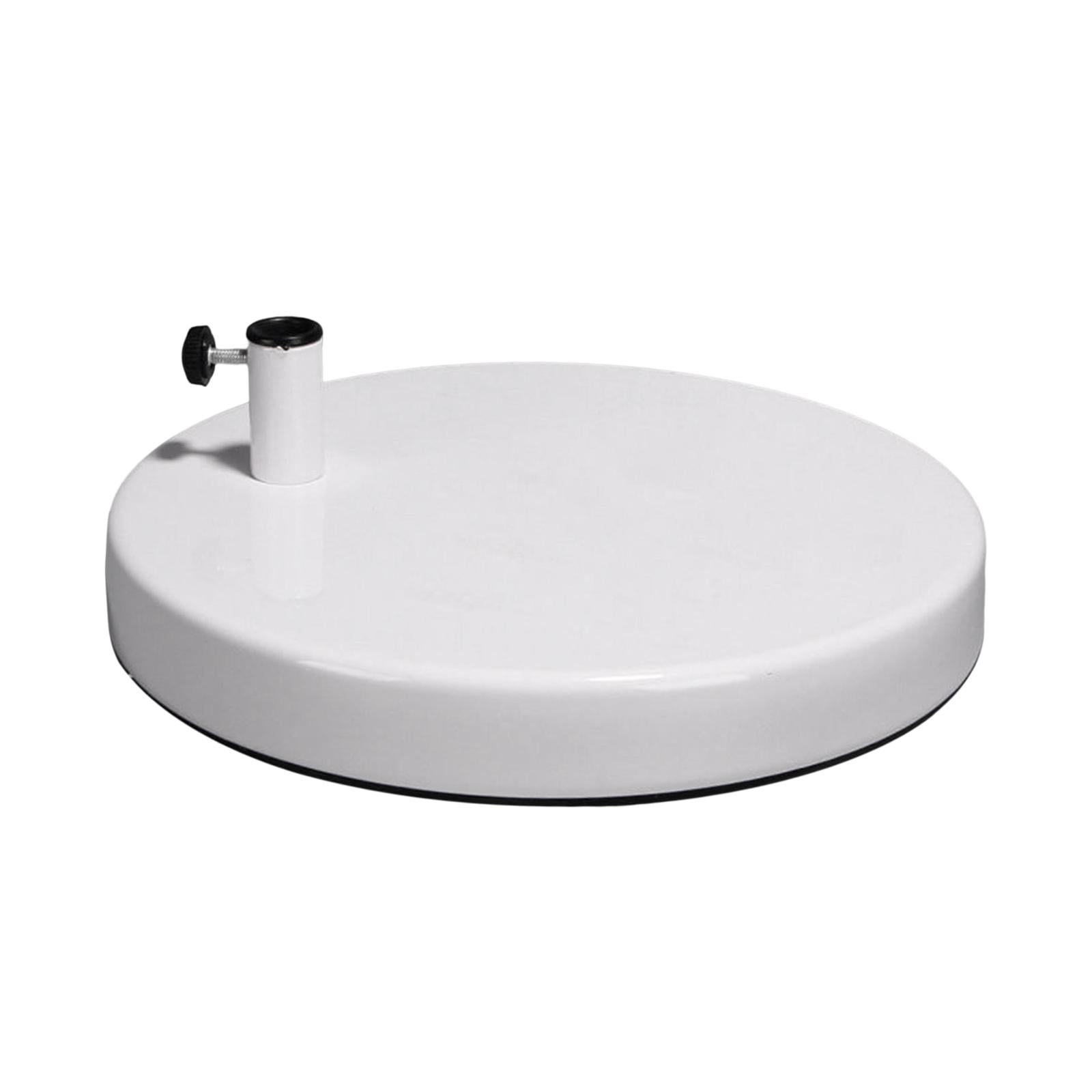 Ioensy - Base De Metal Universal Para Lámpara De Mesa Placa Inferior Ajustable Base De Lámpara De Escritorio Blanco