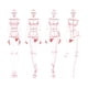 thumbnail image 2 of Conjunto De Reglas De Dibujo De Moda Plantilla De Dibujo De Figura Para Boceto De Diseño De Moda, 2 of 3