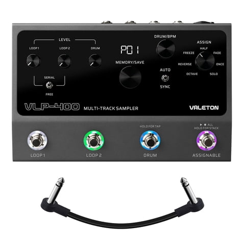 Estación De Bucle Para Guitarra Looper Pedal Valeton Vlp-400 Con Batería