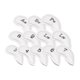 thumbnail image 1 of 12x Golf Iron Head Cover Cuero PU Golf Club Headcover Universal Impermeable Blanco, 1 of 5