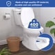 thumbnail image 4 of Asiento de inodoro Eillbar 47 cm ovalado, suave y de cierre lento, blanco, 4 of 6