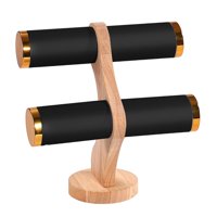 Magideal - Soporte Para Pulsera, Organizador De Almacenamiento De Brazalete, Soporte De Exhibición De Pulsera Independiente De 2 Niveles, Soporte Para Reloj Para Negro