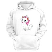 Genérico - Polerón Canguro Gatos Aristócratas Blanco Talla Xl Unisex