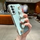 thumbnail image 1 of Electroplated Heart Shaped Chain Shockproof Phone Case For Galaxy S22 Ultra/S22+/S22/S21/S20/A73/A53/A72/A52/A13, 1 of 3