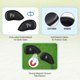 thumbnail image 4 of Cubiertas para Palos de Golf Ecsoiam Pack de 10 Negro con Bordado, 4 of 8