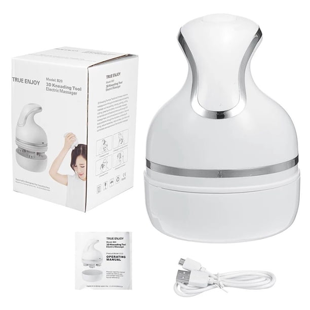 Custom Logo Electric Scalp Massager Head Massage Stimulate Hair Growth Deep Blood Circulation HealthCare Relax Antistress Masaje