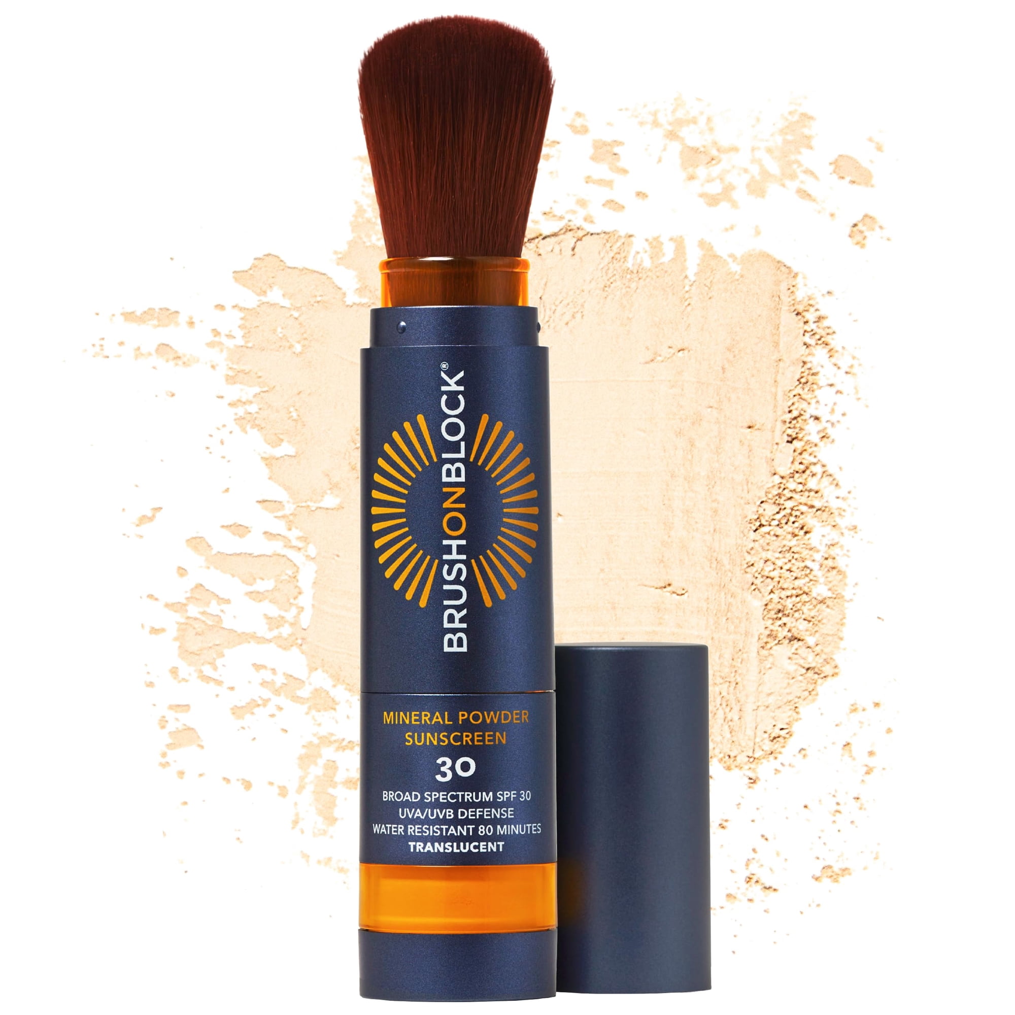 Brush On Block - Brocha Solar En Polvo Mineral On Block Spf 30 Con Niacinamida