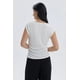 thumbnail image 3 of Polera Mujer Cuello Bote Textura Blanco, 3 of 4