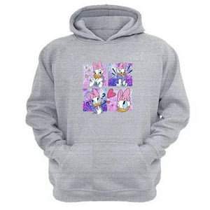 Genérico - Polerón Canguro Daisy Gris Claro Talla Xs Unisex