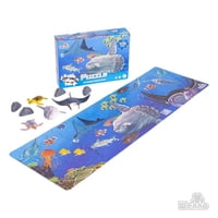 Wenno - Puzzle Animales Marinos 108 Piezas + Figuras