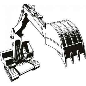 Rienda Libre Graphics - Decomural Digger Crane Arm Ws-17857