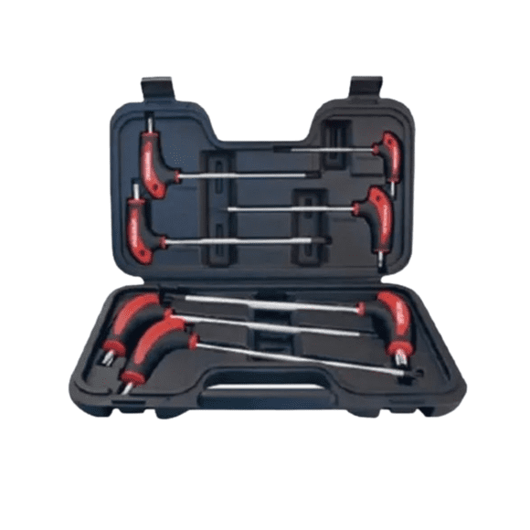 Juego De 7 Llaves Torx Crossman T20 - T55 Tipo T 66899