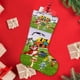 thumbnail image 4 of Leo y Tig Tema: Calcetines de Navidad, fino lino blanco para colgar en escaleras y chimenea, decoración navideña para el hogar, regalo de Navidad. 45cm × 32cm, 4 of 5