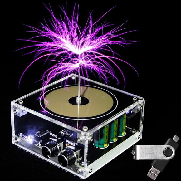 Música en estado sólido Tesla Coil Vastarry de 10 cm con Lightning