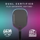 thumbnail image 5 of Paletas de pickleball JOOLA 3S Dual de fibra de carbono 14 mm/16 mm, 5 of 5