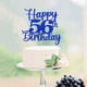 thumbnail image 3 of Decoración para tartas Kaoenla Happy 56th Birthday 56 años con purpurina azul, 3 of 8