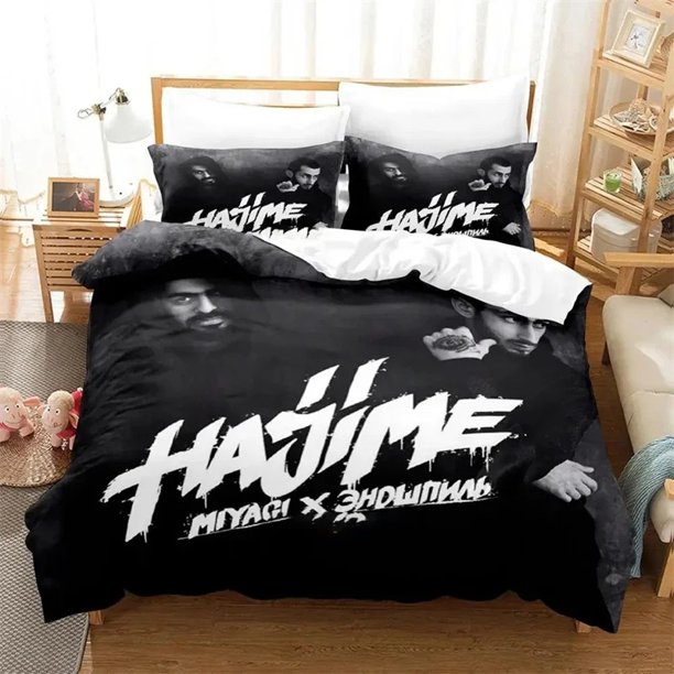 Hajime, Pt. 3 Miyagi & Endgame Bedding Set Boys Girls Twin Queen Size Duvet Cover Pillowcase Bed Kids Adult Home TextileextileBed Sheets
