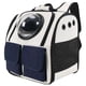 thumbnail image 2 of Pet Cat Carrier Mochila Ventilada Transpirable Cápsula Bandolera Malla Blanco, 2 of 5