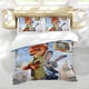 thumbnail image 5 of Zootopia Conjunto de sábanas temático, trío de piezas, cómodo y amigable con la piel, diseño único, regalo de decoración para el hogar para familiares, amigos y fans,135cm *200cm, 5 of 6