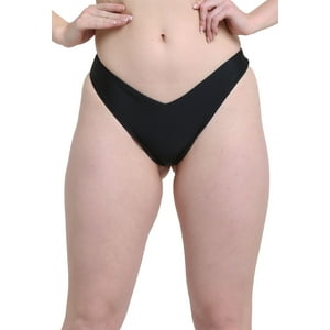 Samia - Bikini Tanga Cadera Alta Negro Xl