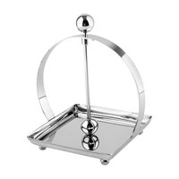 Bothyi - Dispensador De Pañuelos Estante Mesas De Cocina Encimera Soporte Para Notas Servilleteros Argent 13X13X19Cm