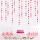 thumbnail image 4 of Guirnalda Hugtmr 19 m de estrellas rosa fucsia y oro rosado – Decoración, 4 of 7