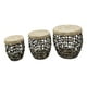 thumbnail image 2 of Set 3 Taburetes Auxiliares Decorativos Estilo Natural Jhn, 2 of 3