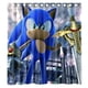 thumbnail image 1 of Cortina de ducha de Sonic The Hedgehog, con ganchos, tamaño 66 x 72 pulgadas, 1 of 3