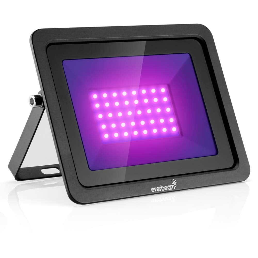 Luz Uv Led Negra Everbeam, 50 W, 365 Nm, Ip66, Resistente Al Agua