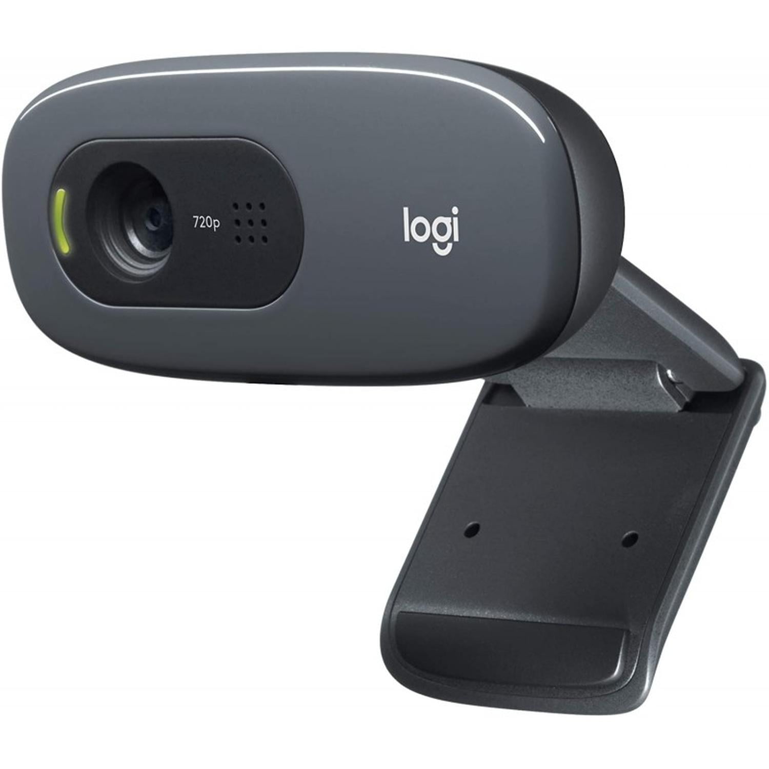 Logitech - Webcam C270 Hd 720p, Micrófono Integrado, Usb 2.0 Negro