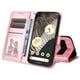 thumbnail image 2 of Funda tipo cartera FOXDOCK para Google Pixel 7 Pro , diseño girasol en relieve, cuero PU, cierre magnético, soporte y tarjetero, 2 of 5