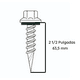 thumbnail image 2 of Tornillo Autoperforante Hexagonal para Techo Punta Espada 10 X 2 1/2 - 100 Unidades, 2 of 2