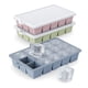 thumbnail image 1 of Bandeja para Cubos de Hielo Vethwal de Silicona, 3 piezas con tapa, libre de BPA, 1 of 7