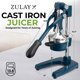 thumbnail image 2 of Exprimidor Manual Zulay Kitchen de Hierro Fundido con Coladores Desmontables, 2 of 9