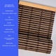 thumbnail image 4 of Cortina Roller Bambu Persiana Enrollable 90 X 200 Cafe Oscuro Guiza, 4 of 7