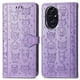 thumbnail image 4 of Funda Cartera FOXDOCK para Honor 200 Pro , Flip PU con Relieve de Gatos y Perros, Tarjetero y Soporte, 4 of 6